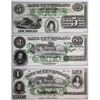 USA; Confederate notes; 1865 $1, $2 & $5 Bank of New England at Goodspeed's Landing (1853-1865) - Co