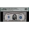 USA 1934 $5 Fr#1651 #JO5418357A, PMG UNC65EPQ.