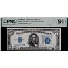 USA 1934 $5 Fr#1651 #JO5418358A, PMG UNC64EPQ.