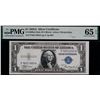 Image 3 : USA;  1935 $1 Fr#1608m #P76571959-960, PMG CH UNC64 & Gem UNC65 both PPQ.  Lot of 2 notes.