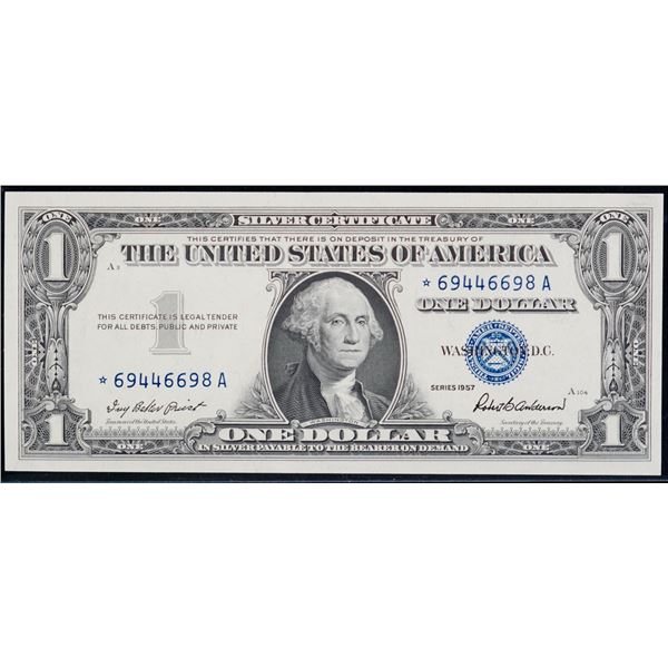 USA 1957 $1 #*69446698A, Unc or better.