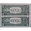 Image 2 : USA Low Number; 2009 $1 #L00000994D-995D both Unc or better.