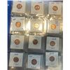 Image 1 : 1959-2011 1¢ Large binder with 160 pennies.  All coins are Mint State and Red. Grades Choice Mint St