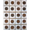Image 1 : 1859-1919 1¢, lot of 20 coins.  Grades vary from VG to UNC.