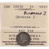 Image 2 : 1883H 5¢ ICCS Very Fine-20.  (Blundered 3).  See Pic.