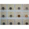 Image 1 : 1937 5¢, 1937 to 1953, all ICCS Choice Mint State-63-64, lot of 23 coins.