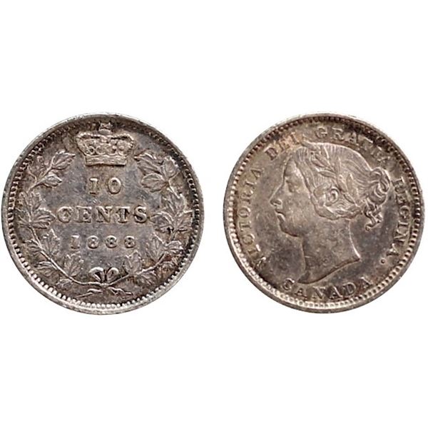 1888 10¢ Nice VF or better.