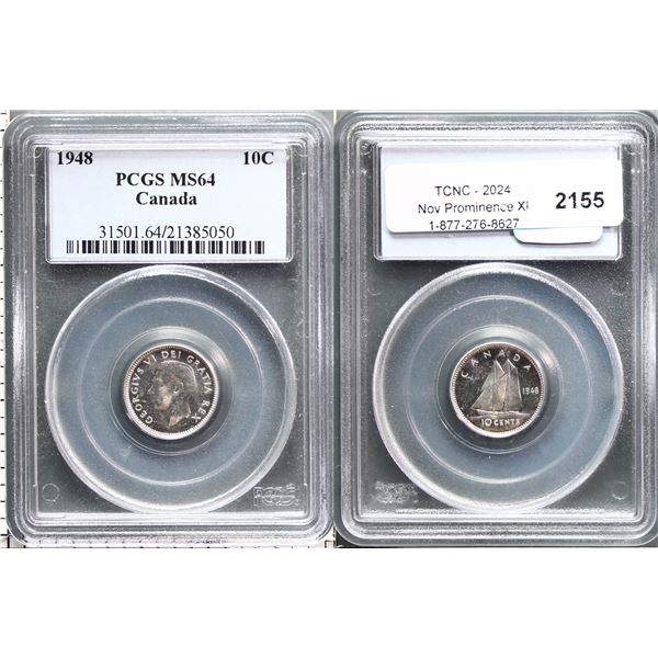 1948 10¢ PCGS Choice Mint State-64.