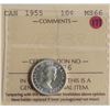 Image 2 : 1955 10¢ ICCS Superb Gem Mint State-66.  Fully lustrous Gem issue.
