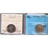 Image 1 : 1881H 25¢ ICCS  Choice Fine-15 & 1899 CCCS Choice Very Fine-30.  Lot of 2 graded coins.
