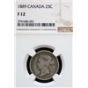 Image 2 : 1889 25¢ NGC Fine-12.