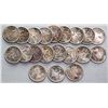 Image 1 : 1955 25¢ Lot of 20 superbly toned MS to BU examples.  See Pic.