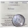 Image 2 : 1968 25¢ Silver, ICCS Superb Gem Mint State-66.