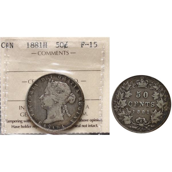 1881H 50¢ ICCS Choice Fine-15.