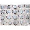 Image 2 : Date set! 1918-1967 Fifty cents, includes some better dates. 39 coins.  VG to UNC