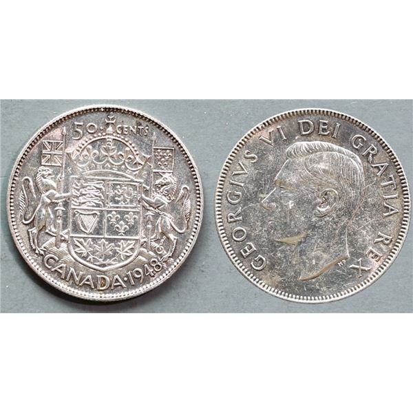 1948 50¢ About Uncirculated-50 Flashy example with lots of lustre