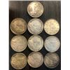 Image 1 : 1936 $1 (9), 1937  Lot of 10 coins.  All UNC or better