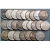 Image 2 : 1936 $1 Lot of 25 coins.  Average EF to AU