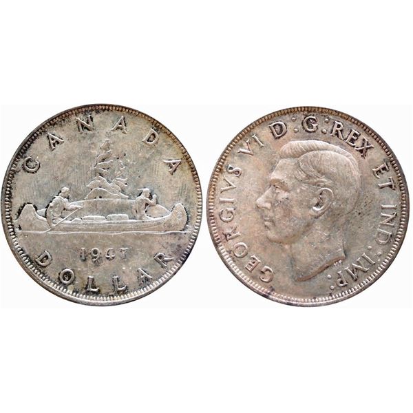 1947 $1 Blunt  "Double  HP" ICCS Choice Mint State-62.