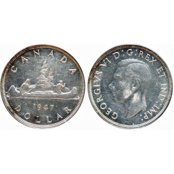 1947 $1 Blunt "Doubled 7" CCCS/ICCS Choice Mint State-62.