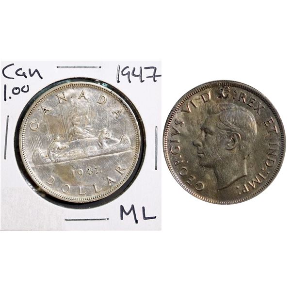 1947 $1 ML Tooled/Repair.