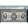 Image 2 : The Imperial Bank of Canada 1933 $10 #035781 CH-375-20-04, PMG Very Fine-20.