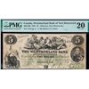 The Westmorland Bank 1861 $5  PMG VF20