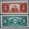 Image 2 : 1937 $1 BC-21d, 1937 $2 Z/B Both notes VF to EF, lot of 2 notes.