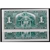 Image 2 : 1937 $1 BC-21d, lot of 2 consecutive numbered notes.  Unc to Choice Unc.