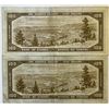 Image 2 : 1954 $100 BC-35a & BC-43a.  Both notes F to VF+