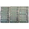 Image 1 : 1954 $1's  Includes 35 modified notes with consecutive runs & various signatures. All uncirculated.
