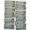 Image 1 : 1967 $1 Centennial notes With S/N.  Various Prefixes. Lot of 80 notes VF to Unc.