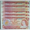 Image 1 : 1974 $2 BC47a(10), 1972 $5 BC-48a(5), BC-48b(5) & 1979 $5 BC-53a(5).  Lot of 30 Crisp Original UNC N