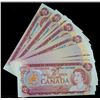 Image 1 : 1974 $2 BC-47a-i, lot of 89 consecutive numbered notes.  Unc to Gem.