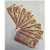 Image 1 : 1974 $2 BC-47b Lot of 21 consecutive Uncirculated notes.
