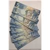 Image 1 : 2006 $5 Lot of 60 notes Ch Unc to Gem Unc.  Various signatures & prefixes.  Includes some consecutiv