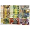 Image 1 : Australia;  Large lot of various denominations and grades Face Value $225+