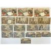 Image 1 : Saint Pierre et Miquelon Lot of 17 notes VG to VF.