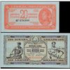 Image 1 : Yugoslavia; 1944-1946 AU to Unc, lot of 2 notes.