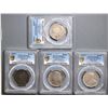 Image 5 : India; 1835-1916 Rupees, lot of 10 PCGS graded coins. Grades vary from VF to UNC -Details  with mino