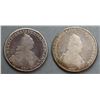 Image 1 : Russia; 1774 1Ruble & 1795 1 Ruble.  Both coins VG-F or better,