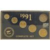Image 1 : World Coins; Cyprus 1991 Complete 6 Coin Set.