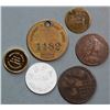 Image 1 : World Token Lot;  Lot of 6 pcs includes Princesse De Monaco – Grace Kelly – Rose B