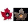 Image 1 : RCM lot;  2015 $20 The Canadian Maple Leaf, 2016 $20 Canada's Colourful Maple Leaf, Both Pure Silver