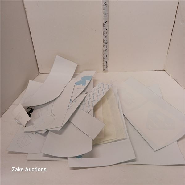 Lot of Custom Decals for Vehicles, Toolboxes, Etc - Superman, Chevy, Hot Rod Style etc