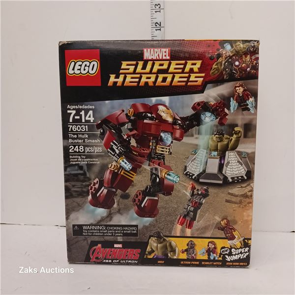 New Lego Marvel Super Heroes The Hulk Buster Smash 248 Pcs #76031