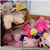 Image 2 : Box Full of Various Stuffies (mostly pigs) + Other Items - Some are Vintage