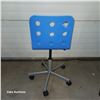 Image 2 : Blue Wooden Desk Chair