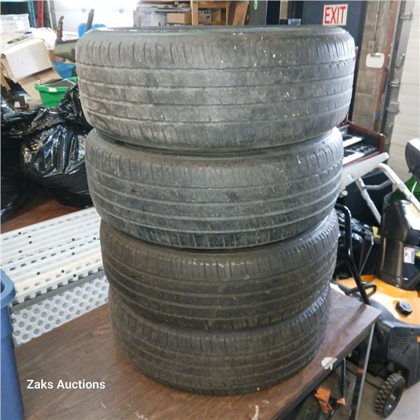 Lot of 4 P235/60/18 Tires - Problem Free - 1 or 2 Season left on thses guys