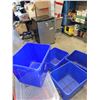 Image 3 : Lot of 4 Recycle Bins - Will need a hose down